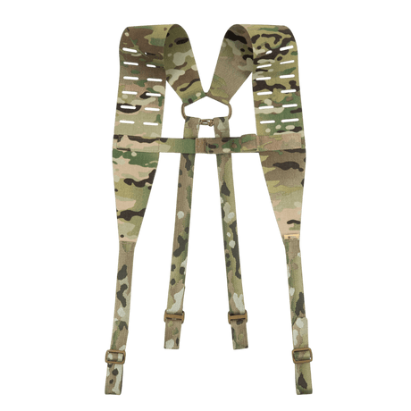 M-Tac Shoulder Straps for Tactical Belt Laser Cut in camouflage Cordura, NIJ-certified, designed for carrying comfort, shown in gallery position 1.