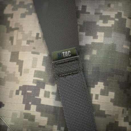 M-Tac Shoulder Straps for Tactical Belt Laser Cut in durable Cordura, NIJ-certified, shown in gallery position 1 close-up of stitching.