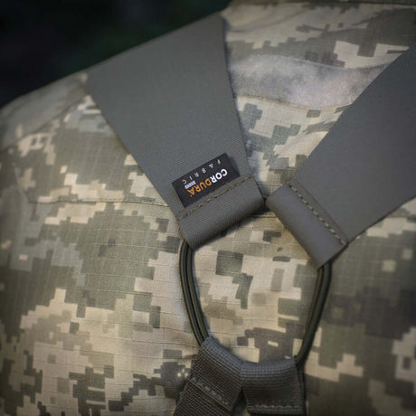 M-Tac Shoulder Straps for Tactical Belt Laser Cut in Cordura, NIJ-certified, shown in gallery position 1 with focus on durability.