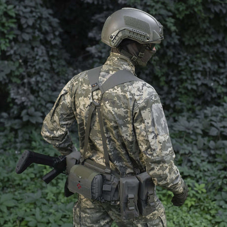 M-Tac Shoulder Straps for Tactical Belt Laser Cut in durable Cordura, NIJ-certified, shown in gallery position 1.