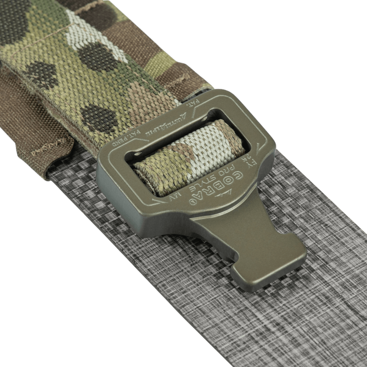 M-Tac Tiger Bælte Cobra Buckle med innovativt design til taktisk brug og udstyrsfastgørelse for militær og politifolk.