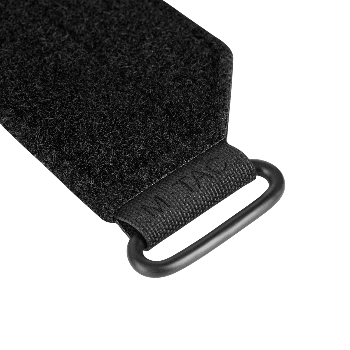 Sort M‑Tac Internal Tiger Bælte med velcro og metalramme, ideel til militært udstyr.