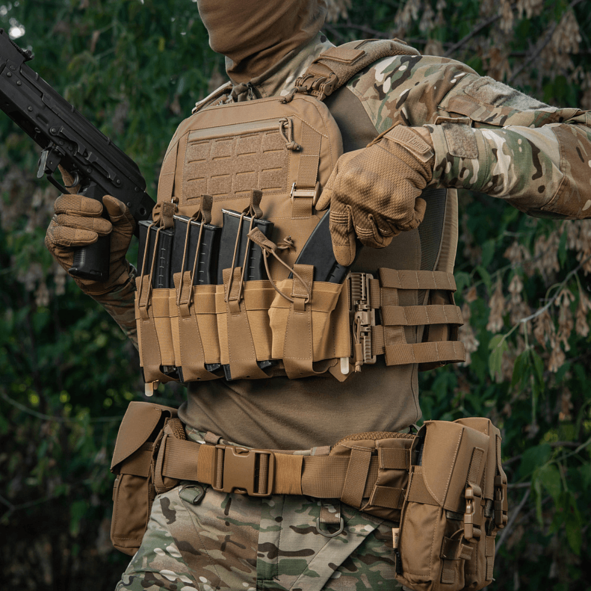 M-Tac Frontpanel for Plate Carrier Cuirass QRS for 4 Magazines