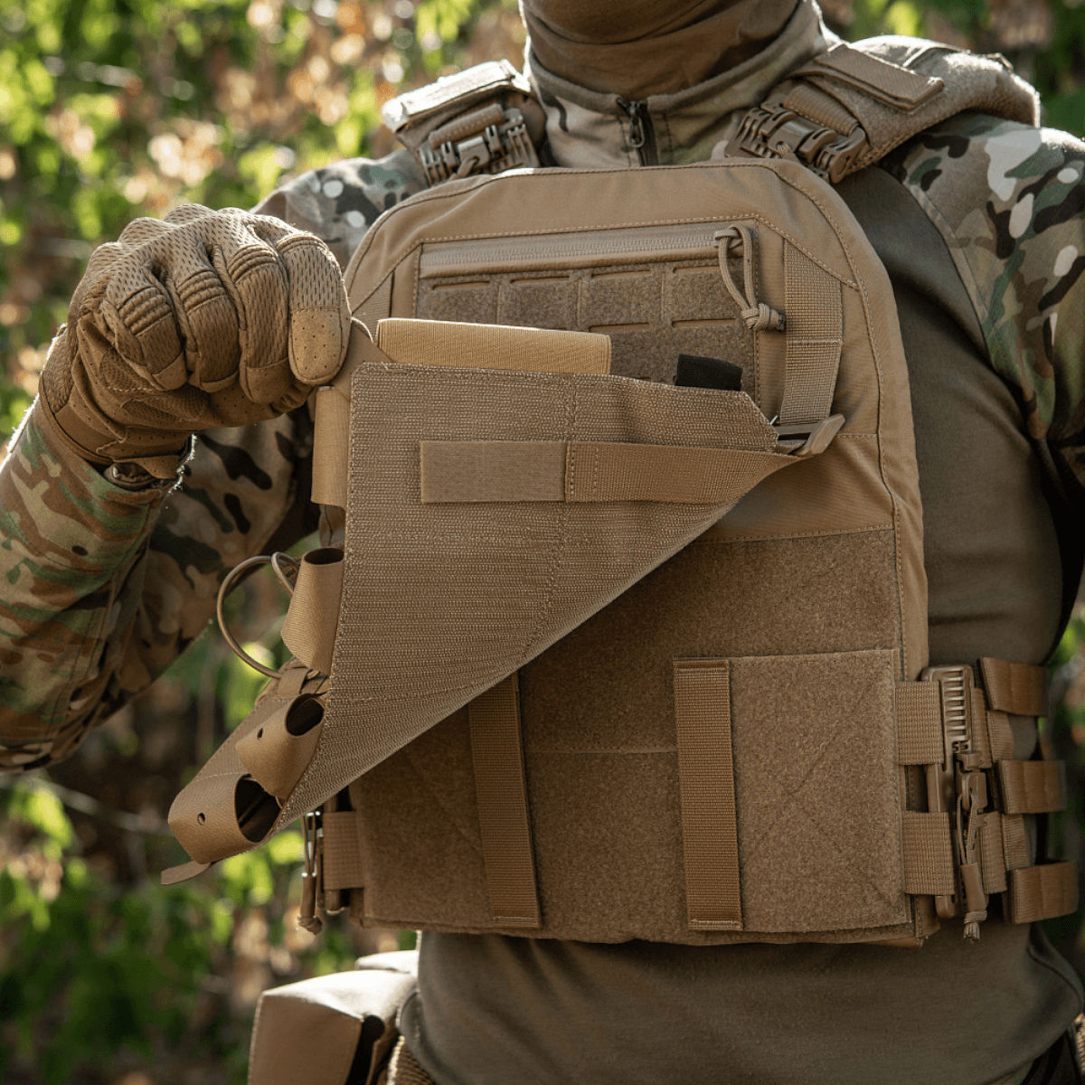 M-Tac Frontpanel for Plate Carrier Cuirass QRS for 4 Magazines