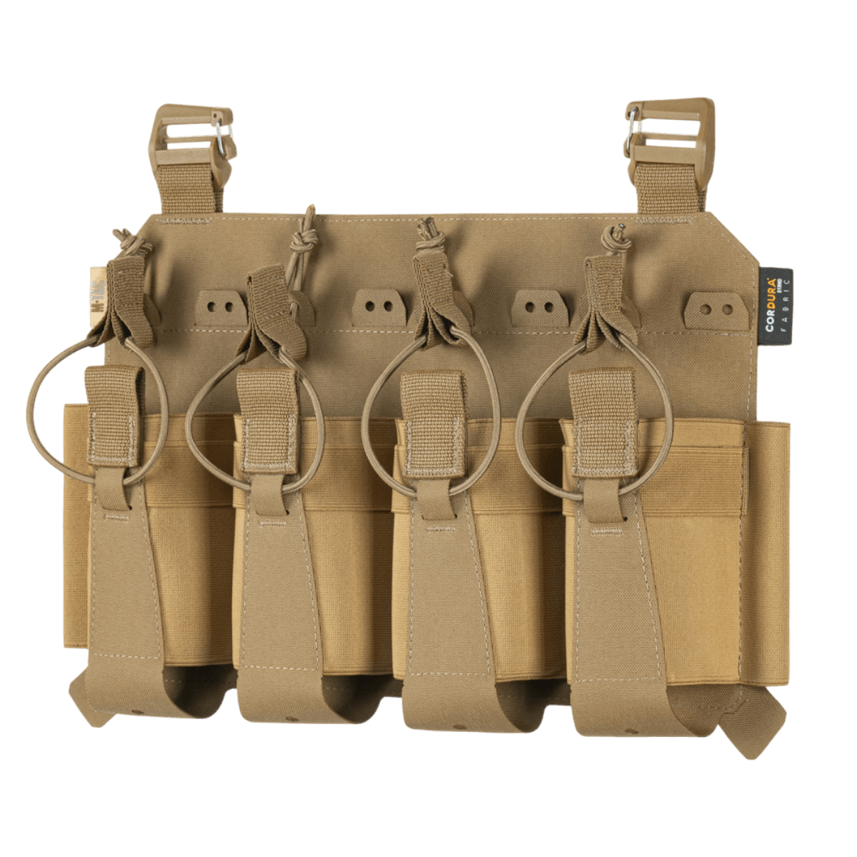 M-Tac Frontpanel til Plate Carrier Cuirass QRS til 4 Magasiner med elastikpung og Cordura Squadron materiale