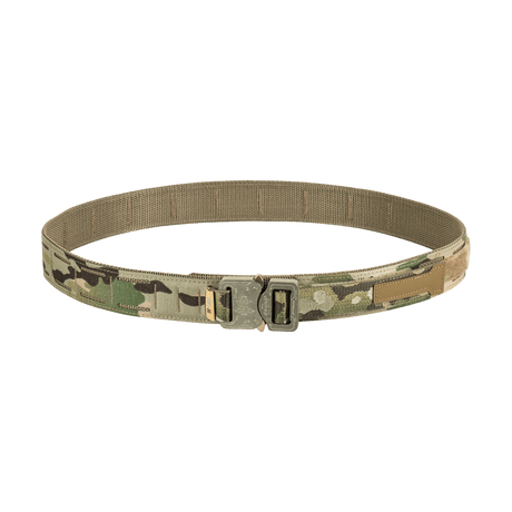 M-Tac Cobra Buckle Tactical Belt Laser Cut in camouflage design, ideal for military and police gear.