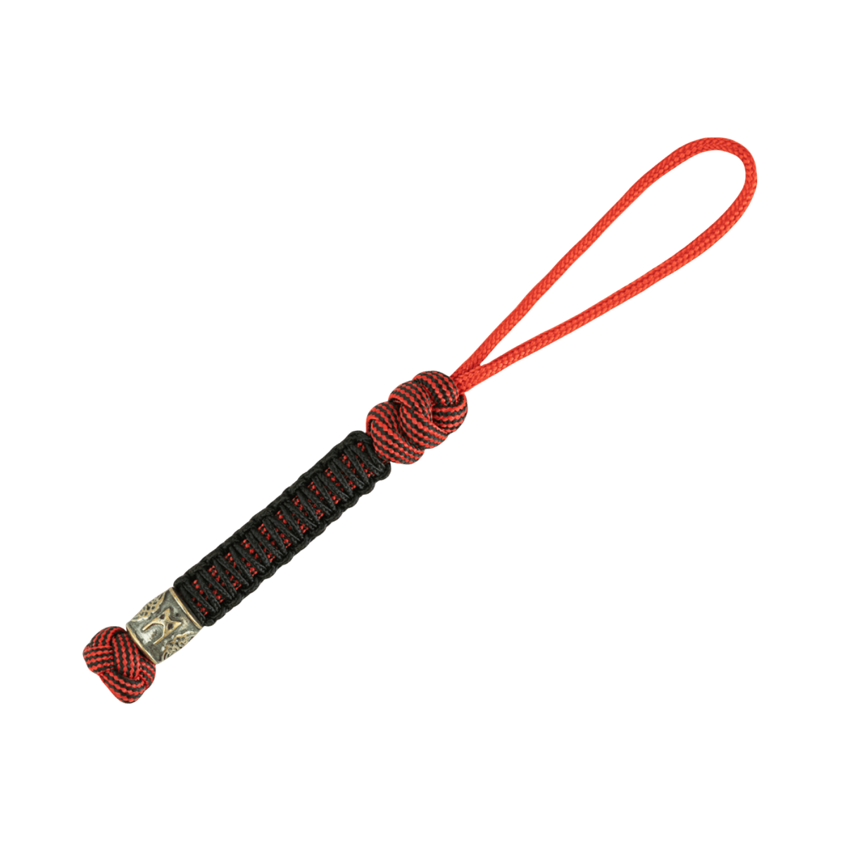 M-Tac Lanyard Scandinavian Mannaz i snoet paracord med skandinavisk motiv, praktisk tilbehør til knive og udstyr.