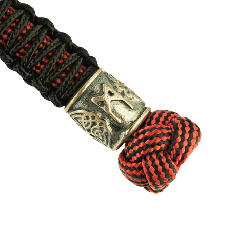 M-Tac Lanyard Scandinavian Mannaz in twisted paracord with Scandinavian motifs. Stylish accessory for knives and gear.