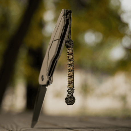 M-Tac Knife Lanyard Ninja in braided paracord with unique style, quick knife access, length 14.5 cm, ideal for outdoor use
