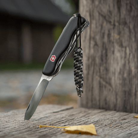 M-Tac Knife Lanyard Helix Skull adds style and function to the pocket knife, giving character and quick access.