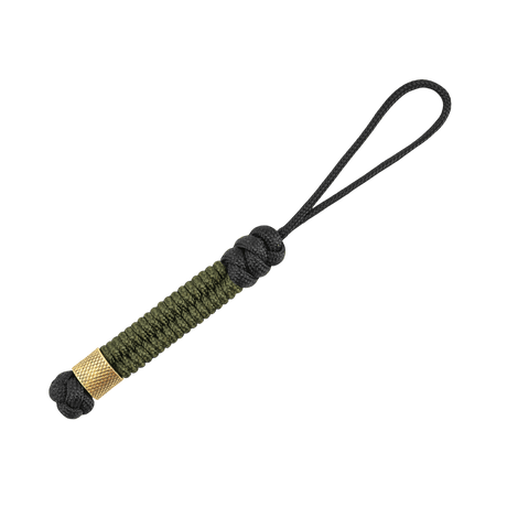 M-Tac Viper Cylindre Lanyard Stainless Steel with decorative Scandinavian bead in coiled paracord, adds style and function.