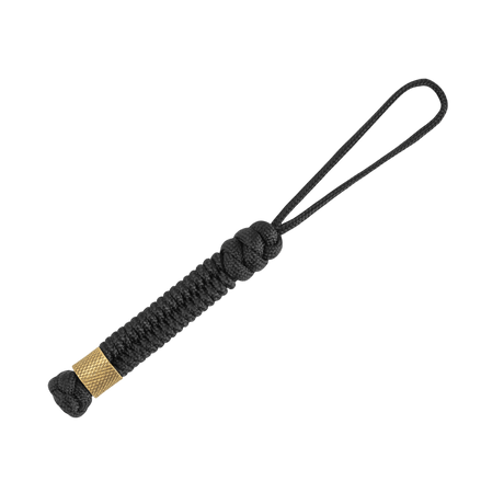 M-Tac Viper Cylindre Lanyard Stainless Steel in Scandinavian style with decorative bead, coiled paracord design for practical knife or gear removal.