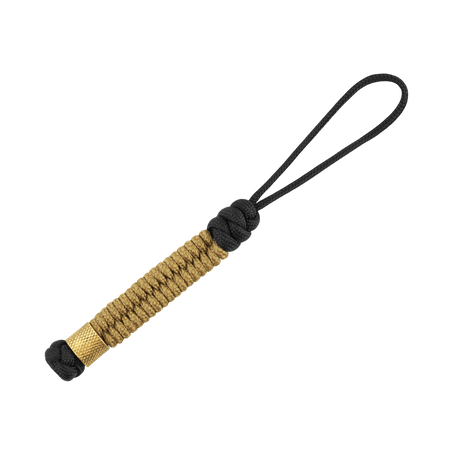 M-Tac Viper Cylindre Lanyard Stainless Steel braided coiled paracord with Scandinavian bead design.