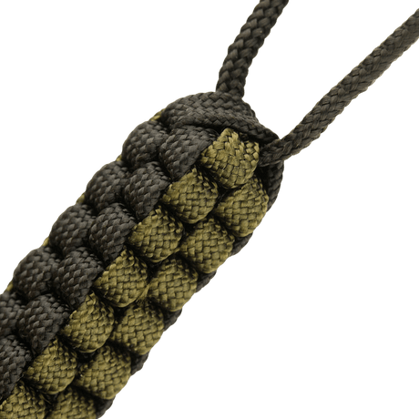 M-Tac Knife Lanyard Cuboid Skull, braided paracord with Cuboid Skull bead, stylish and practical.