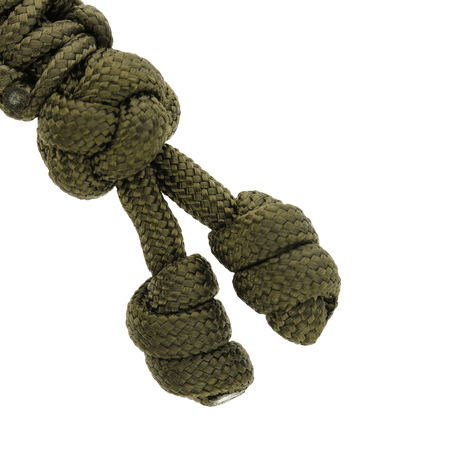 M-Tac Loopy Snake Skull Lanyard of paracord with braided design and skull detail, ideal for knives or flashlights.