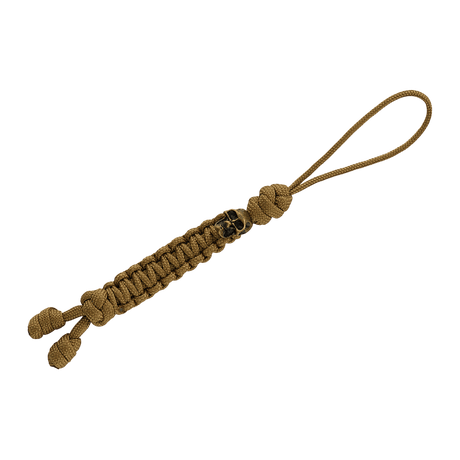 M-Tac Loopy Snake Skull Lanyard, braided paracord, decorative and durable accessory for knife or light.