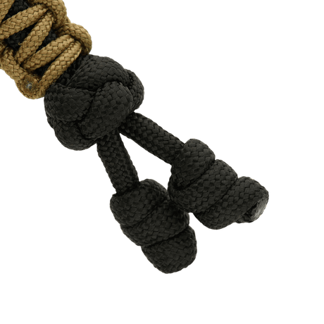 M-Tac Loopy Snake Skull Lanyard in paracord, stylish accessory for knives, lights and similar gear, flexible and durable.