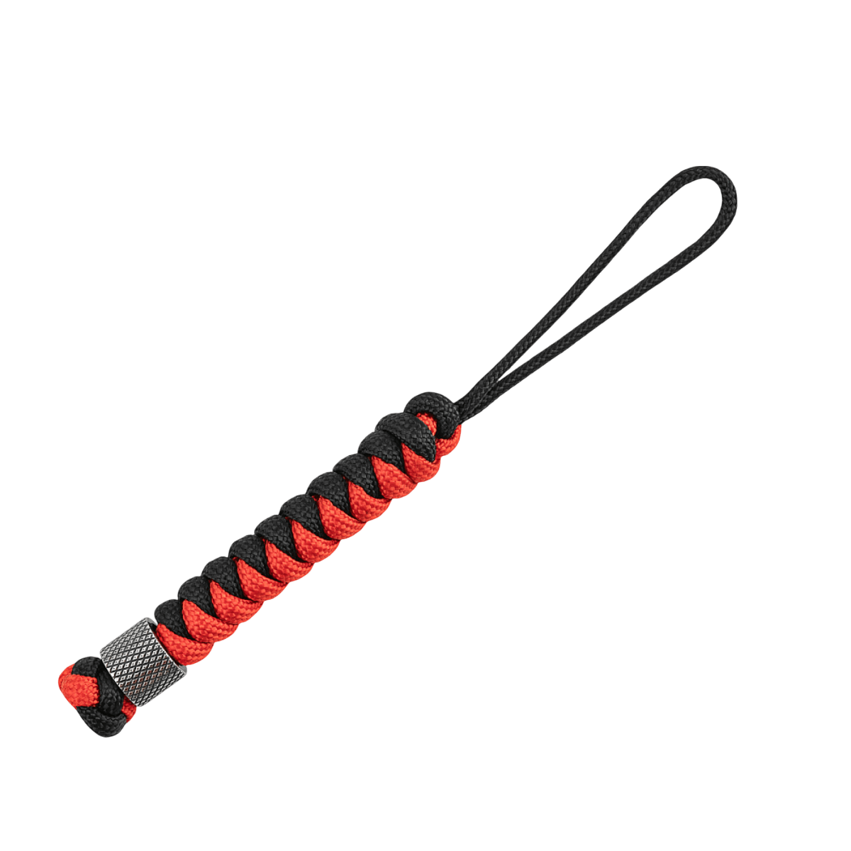 M-Tac Viper Cylindre Lanyard Stainless Steel i coiled paracord med skandinavisk perle dekor