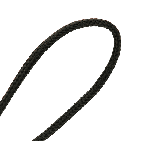 M-Tac Viper Lanyard Stainless Steel in braided black paracord, stylish and functional accessory for quick knife access.