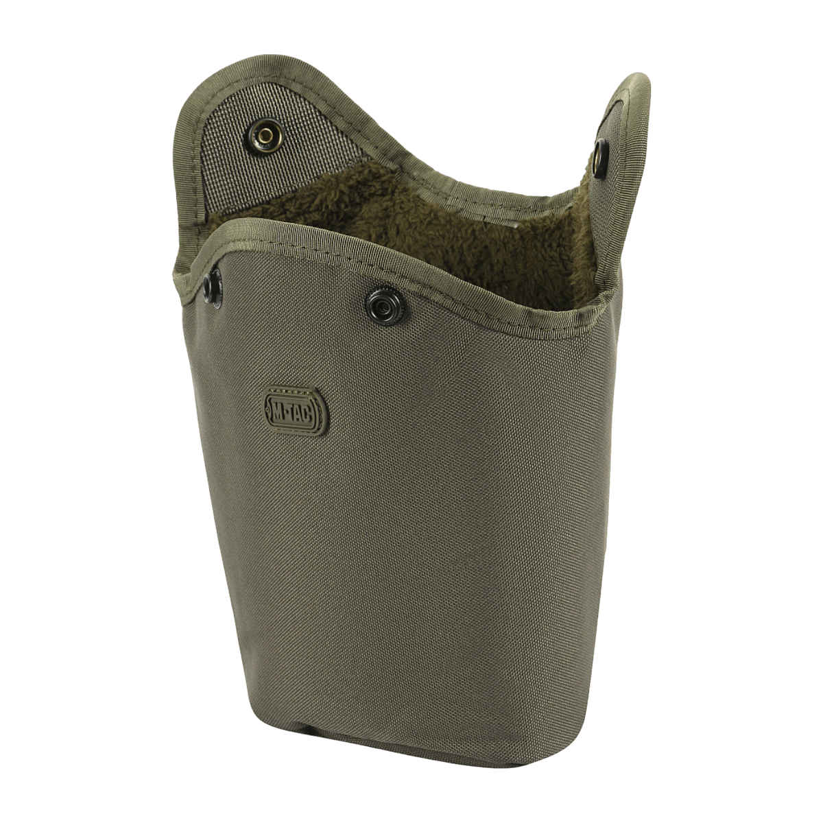 M-Tac Flaskeholder MOLLE i slidstærk polyester med PVC-belægning til flaskebæring på ture, med drænhul og MOLLE-fastgørelse, 120x70x170 mm