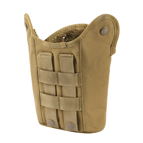 M-Tac Flaskeholder MOLLE in durable polyester with PVC coating. Perfect for hiking and outdoor activities. Dimensions: 120 x 70 x 170 mm.