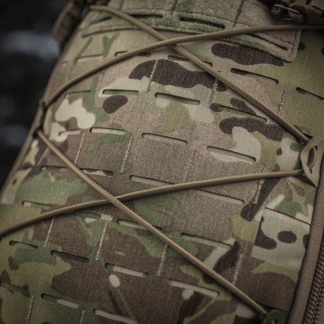 M-Tac Sturm Elite Gen.II with bungee cord and camo design, made from durable Cordura material.