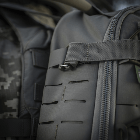 M-Tac Sturm Elite Gen.II close-up of rugged Cordura material and MOLLE Laser Cut system.