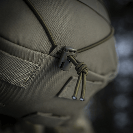 Close-up of M-Tac Sturm Elite Gen.II with elastic cording and durable Cordura material for field use.