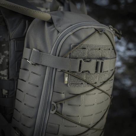 M-Tac Sturm Elite Gen.II raid backpack in durable Cordura with MOLLE system and built-in hydration system for field use.