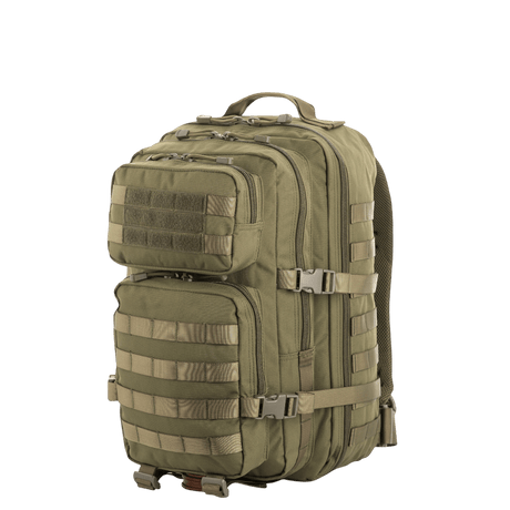 M-Tac Assault Pack, city backpack or short hike, MOLLE system, large zippered pockets, comfortable shoulder straps, 42x20x25 cm, 1100 g.