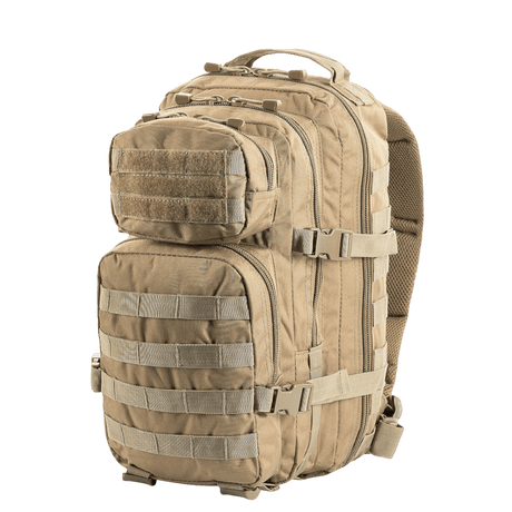 M-Tac Assault Pack backpack with MOLLE system, ideal for city use or short hikes. Comfortable soft shoulder straps, 20 L capacity.