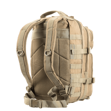 M-Tac Assault Pack with MOLLE system and adjustable straps, suitable for city use or short hikes
