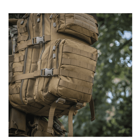 M-Tac Large Assault Pack Backpack in heavy-duty construction with MOLLE system for outdoor and city use