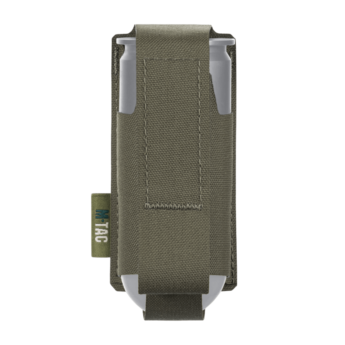 M-Tac Lomme til 1 VOG-type Granat med Laser Cut MOLLE-system til sikker opbevaring af 40 mm VOG-25 granater, set forfra.