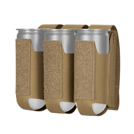 M-Tac pouch for 3 VOG grenades with MOLLE Laser Cut and Velcro flap for secure storage of 40 mm VOG-25 grenades, durable Cordura.