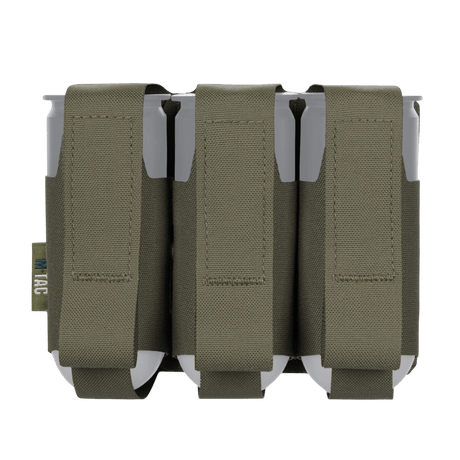 M-Tac pouch for 3 VOG grenades with MOLLE Laser Cut system for secure storage of VOG-25 grenades in Cordura Squadron.