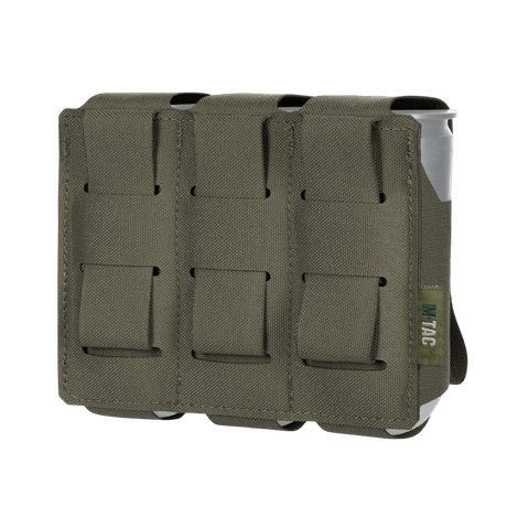 M-Tac pouch for 3 VOG grenades with MOLLE Laser Cut system for secure storage and easy transport of VOG-25 grenades in Cordura.