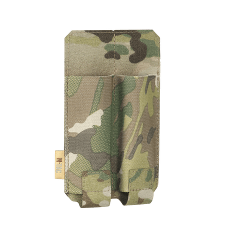 M-Tac Double Magazine Pouch APS Laser Cut in Cordura with MOLLE mounting, camouflage design, for secure transport of APS magazines.