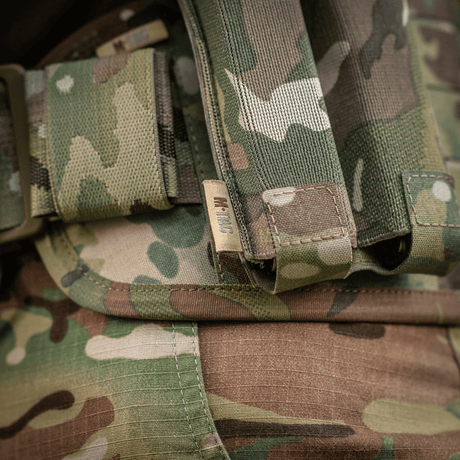 M-Tac Double Magazine Pouch APS Laser Cut in robust Cordura material with MOLLE mounting and elastic retention.