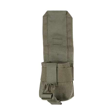 M-Tac Fragmentation Grenade Laser Cut pouch in robust nylon with locking buckle, gallery position 1, for professional storage of grenade and tactical equipment.