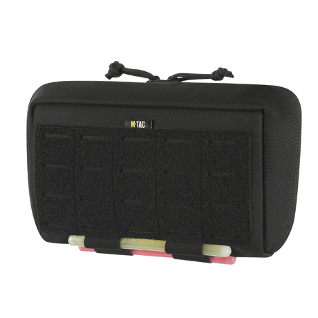 M-Tac Admin Pouch Large Elite in durable Cordura 500D with velcro panel for patches, ideal for storing tactical gear.