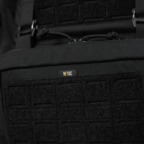 M-Tac Admin Pouch Large Elite with velcro panel for tactical use, made from durable Cordura, close-up view of details.