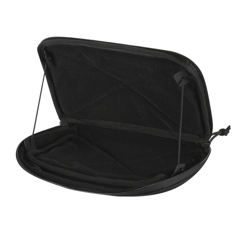 M-Tac Admin Pouch Large Elite in open position with black velour velcro interior, made from durable Cordura for tactical storage.