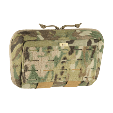 M-Tac Admin Pouch Large Elite in camouflage pattern with robust Cordura and laser-cut velcro.