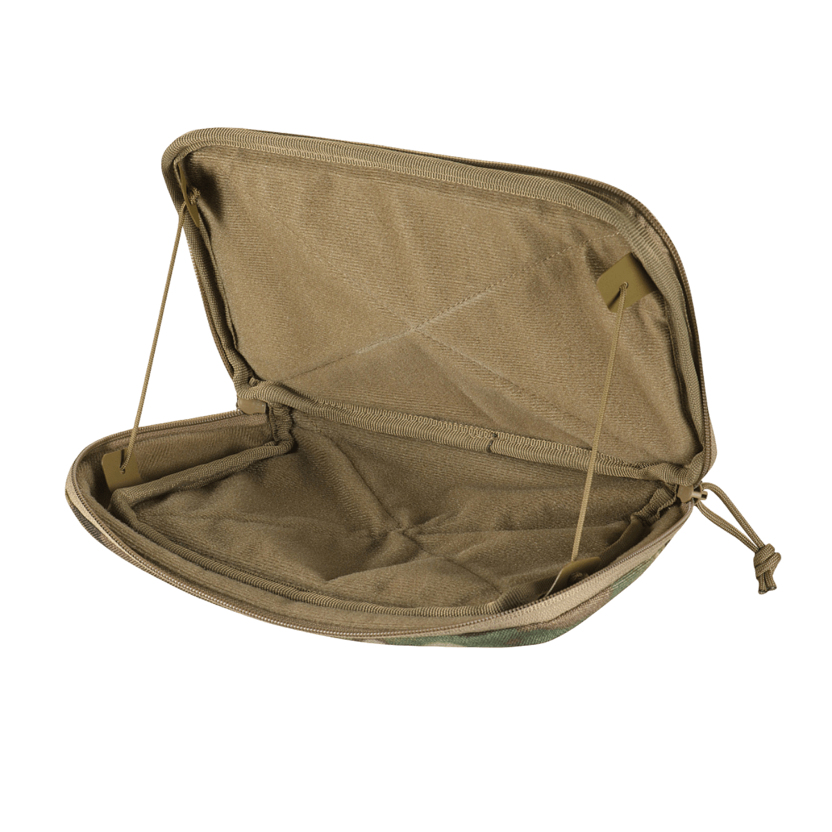 M-Tac Admin Pouch Large Elite - slidstærk Cordura 500D taske til taktisk udstyr og opbevaring, åben indvendig visning