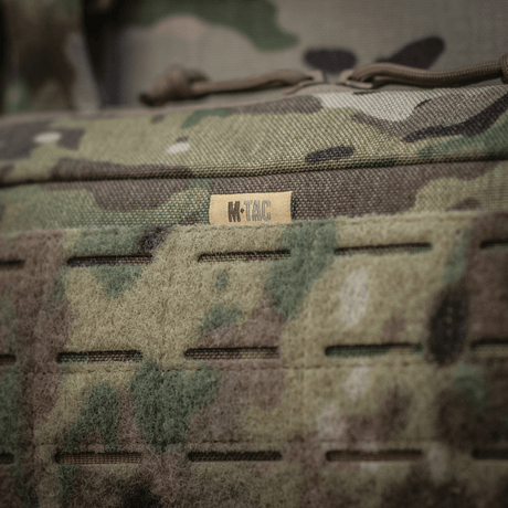 M-Tac Admin Pouch Large Elite in durable Cordura fabric with laser-cut velcro panel, perfect for tactical gear.