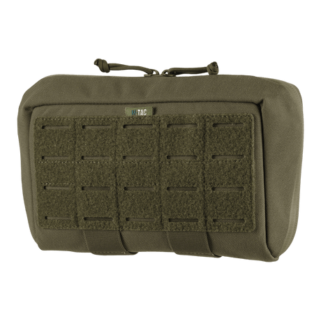 M-Tac Admin Pouch Large Elite in durable Cordura 500D fabric with laser-cut velcro panel for tactical equipment storage.