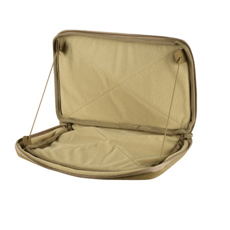 M-Tac Admin Pouch X-Large Elite open, showing spaciousness and velcro layout for modular inserts.