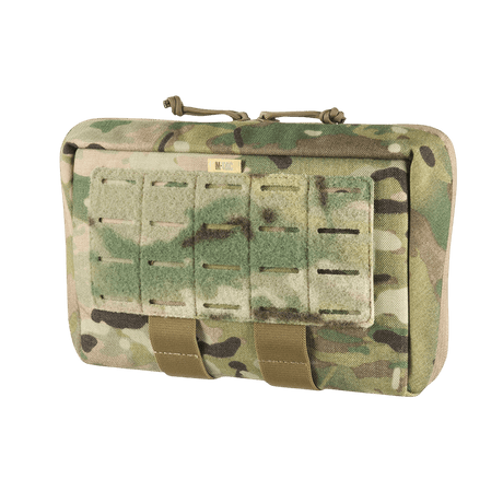 M-Tac Admin Pouch X-Large Elite in camouflage, robust Cordura 500D pouch with modular design for tactical gear and patches.