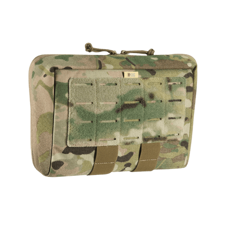 M-Tac Admin Pouch X-Large Elite in robust Cordura, perfect for tactical setup with modular inserts and Laser Cut design, camo pattern.